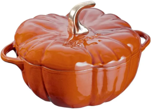 Чугунная круглая кастрюля Staub "Дыня" 3,45 л, цвет корицы 1024000