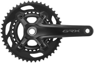 Шатун Shimano Grx Fc Rx600 2x10 скоростей 46 30 зуб., черная, 170 мм