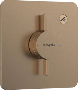 Смеситель для душа Hansgrohe Duoturn Q 75614140 матовая бронза