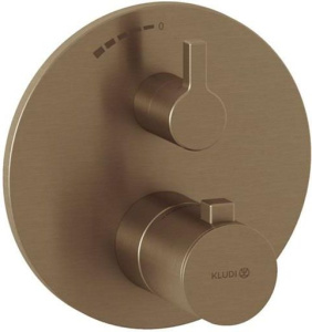 Смеситель для душа Kludi Nova Fonte Puristic 20885N115, матовая бронза