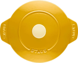 Мини-круглая кастрюля Staub La Cocotte Ø 16 см, лимонная 1029064