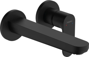 Смеситель для раковины Hansgrohe Rebris S 72528670, матовый черный