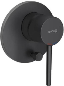 Смеситель для ванны и душа Kludi Bozz 387163976, матовый черный