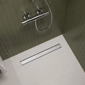 Линейный слив Hansgrohe RainDrain Go 500 56270800, шлифованная нержавеющая сталь