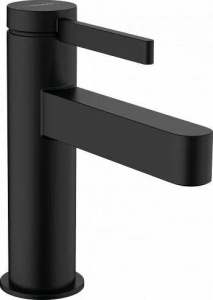 Смеситель для раковины Hansgrohe Finoris с донным клапаном черный матовый 76010670