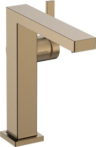 Смеситель для умывальника Hansgrohe Tecturis E 73042140, шлифованная бронза
