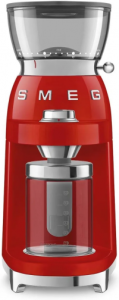Кофемолка Smeg CGF03, красная