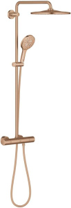 Душевая стойка Grohe Rainshower SmartActive 26836DL0, матовое розовое золото
