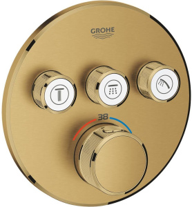 Смеситель для душа Grohe Grohtherm SmartControl 29121GN0, матовое золото