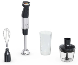 Tefal Погружной блендер HB6738, черно-серый