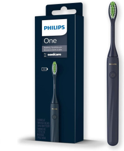 Электрическая зубная щетка Philips One HY1100/54 черный