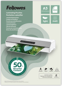 Пленка для ламинирования Fellowes Eco Light Duty Matte A3