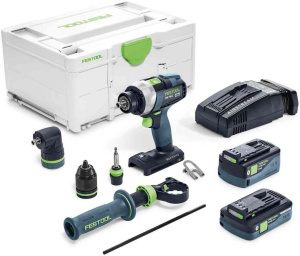 Дрель-шуруповерт аккумуляторная Festool QUADRIVE TDC 18/4 5,2/4,0 I-Set-SCA 575603