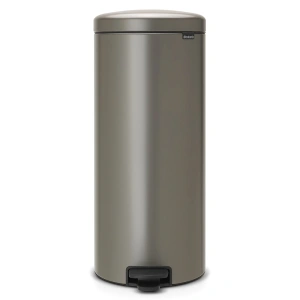 Мусорное ведро с педалью Brabantia NewIcon 114441, 30 л, платина