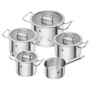 Набор кастрюль Zwilling Pro 9 предметов, сталь нержавеющая