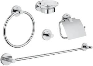 Набор аксессуаров 5 в 1 Grohe Essentials 40344001, хром
