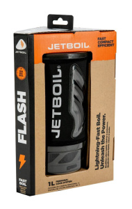 Горелка Jetboil New Flash Carbon 2282, чёрная, оранжевая