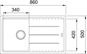 Кухонная раковина Franke Basis BFG 611-86 114.0494.912, белый полярный