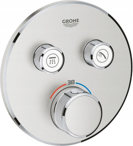 Смеситель для душа Grohe Grohtherm SmartControl 29119DC0, нержавеющая сталь