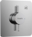 Переключатель Hansgrohe DuoTurn Q 75614000, хром