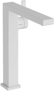 Смеситель для раковины Hansgrohe Fine CoolStart Tecturis E 73073700, матовый белый
