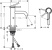 Смеситель для раковины Hansgrohe Tecturis S 73317000, хром
