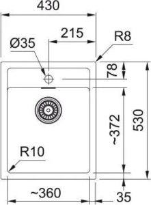 Кухонная раковина Franke Sirius SID 610-37 114.0496.101, белый полярный