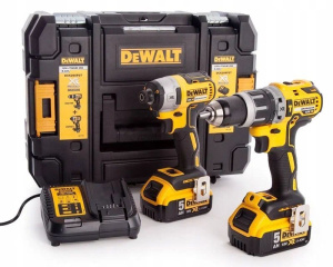 Набор аккумуляторных инструментов DeWALT DCK266P2T, с АКБ и ЗУ