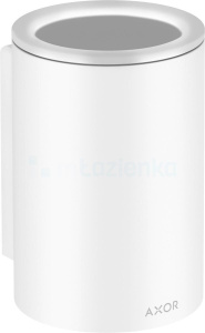 Стакан для зубных щеток Hansgrohe AXOR Universal Circular 42804700, матовый белый