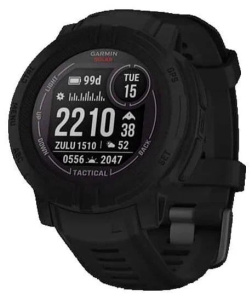 Часы Garmin Instinct 2 Solar Tactical, черный (100262703)