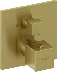 Смеситель для душа Kludi Decus 54885N075, матовое золото