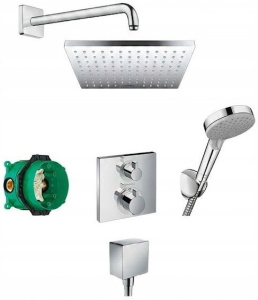Душевой комплект Hansgrohe Ecostat 88002363, хром