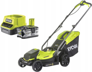 Аккумуляторная газонокосилка RYOBI RLM18X33B40 с АКБ и ЗУ
