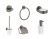Набор аксессуаров 4 в 1 для ванной Grohe Essentials (40367000, 40369000, 40368000, 40374000), хром