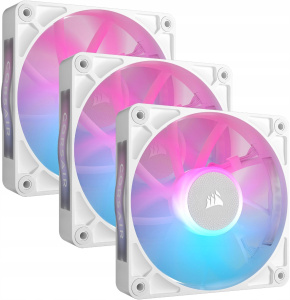Вентилятор для корпуса Corsair iCUE LINK RX120 RGB CO9051022WW, белый, 3шт