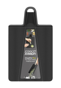 Разделочная доска Joseph Joseph Chop2Pot 60205, черная