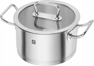Низкая кастрюля Zwilling Pro, 3.1 л, со стеклянной крышкой