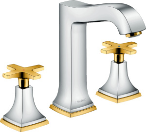 Смеситель для раковины Hansgrohe Metropol Classic 31306090, золото