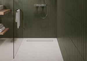 Линейный слив Hansgrohe RainDrain Go Complete 56275800, шлифованная нержавеющая сталь