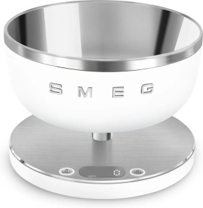 Цифровые кухонные весы Smeg KSC01WHMWW белые матовые
