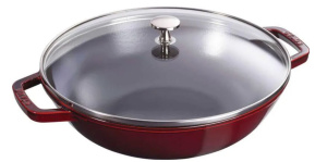 Чугунный вок Staub 30 см, бордовый 405114660
