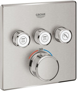 Смеситель для ванны Grohe SmartControl 29126DC0, нержавеющая сталь