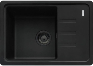 Кухонная раковина Franke Bliss BSG 611-62 114.0693.560, матовый черный / черный слив