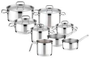 Набор посуды Tescoma Home Profi 725013 13 пр. стальной