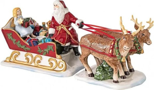 Фигурка Villeroy & Boch Christmas Toys Санта на санях с оленями 14-8322-9090