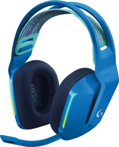 Игровая гарнитура Logitech G733 LIGHTSPEED 981000943, синяя