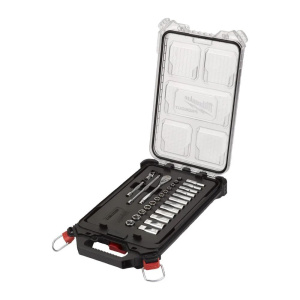 Набор головок с трещоткой Milwaukee PACKOUT 1/4" 4932478812