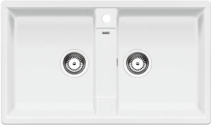 Кухонная мойка Blanco Zia 9 Silgranit PuraDur 516678, белый