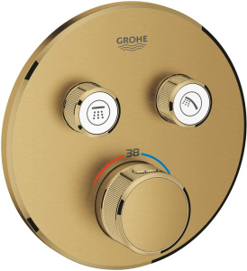 Смеситель для душа Grohe Grohtherm SmartControl 29119GN0, матовое золото