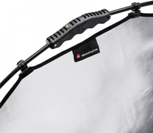 Рассеиватель Manfrotto HaloCompact Plus 98cm LL LR3331, серебряный, белый